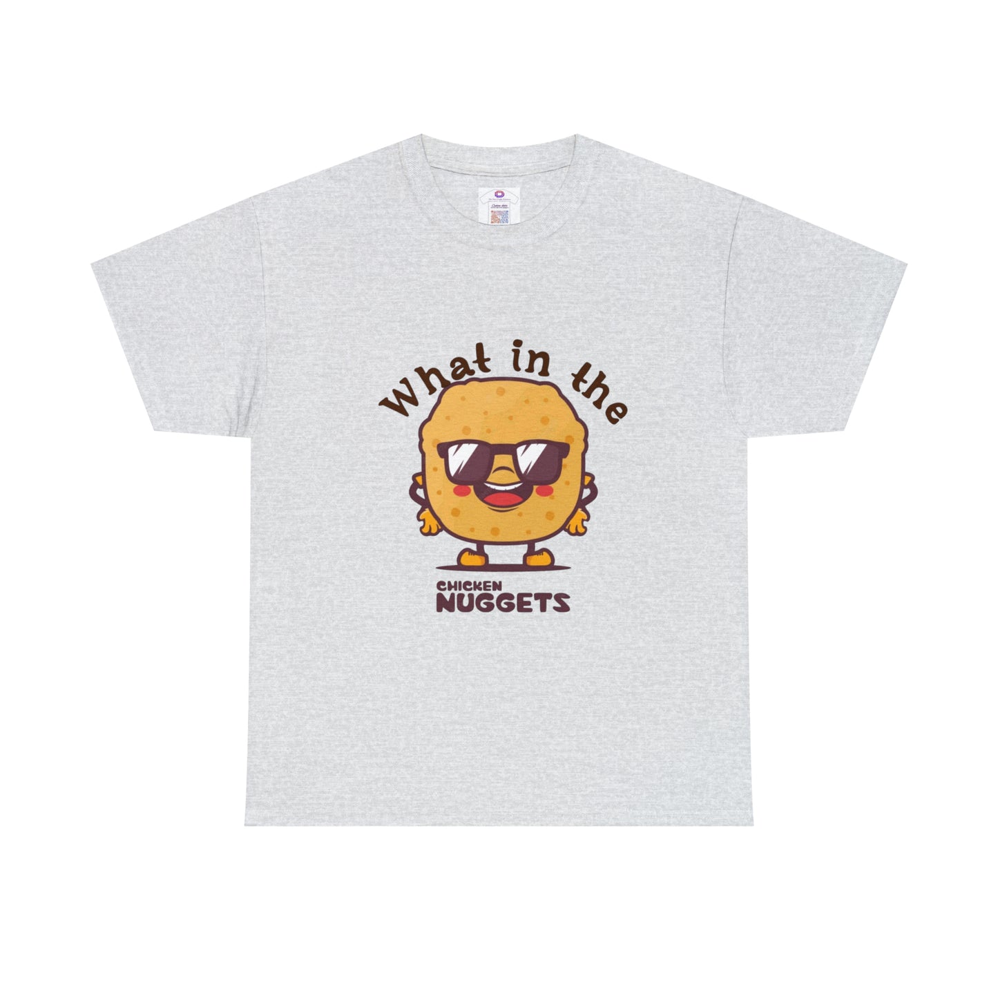 Unisex Heavy Cotton Tee - What in the chicken nugget